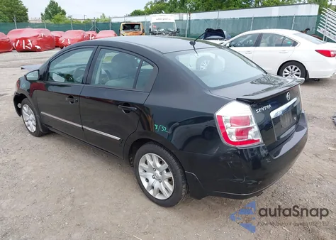 2012 Nissan Sentra 2.0 S из США, поврежденный, VIN 3N1AB6AP3CL783905